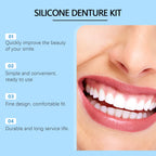 Comfortable Silicone Full Denture Set for Natural Smile Restoration
