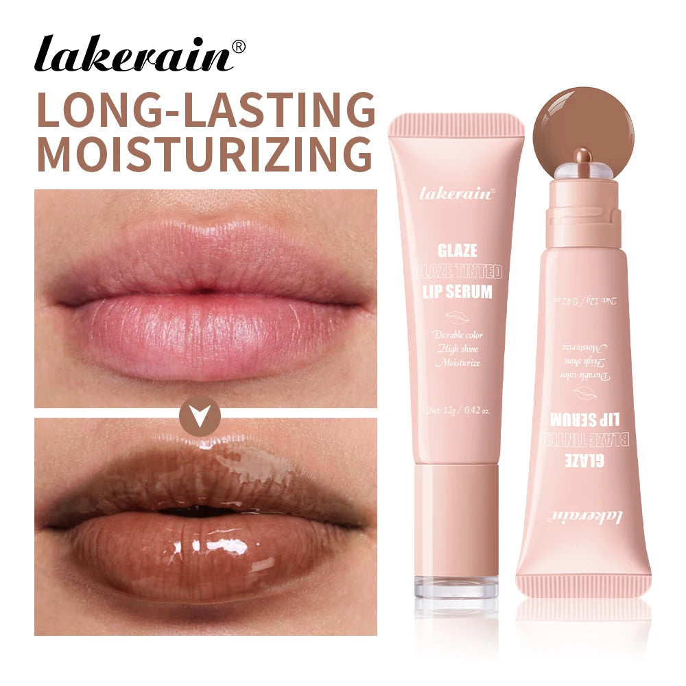 Hydrating Tinted Lip Serum for Plump Glossy Lips