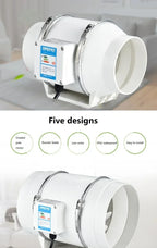 Inline Duct Exhaust Ventilation Fan for Kitchen and Bathroom