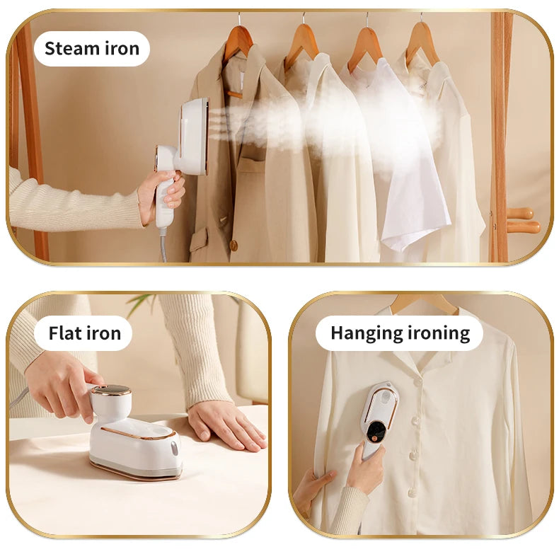 Portable Mini Handheld Steam Iron for Clothes - 13
