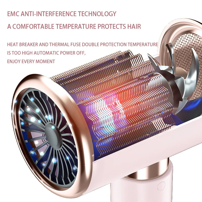 Professional 2000W Ionic Hair Dryer for Fast Styling - 3