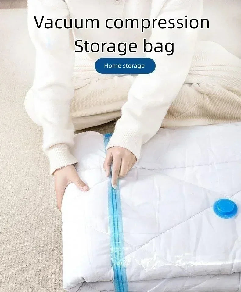 Vacuum Compression Storage Bags for Clothes and Bedding - 7
