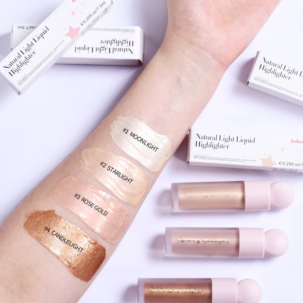 Liquid Highlighter for Radiant Glow and Natural Skin Brightening - 5