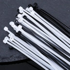 Heavy Duty Self-Locking Nylon Cable Zip Ties for Home and Office