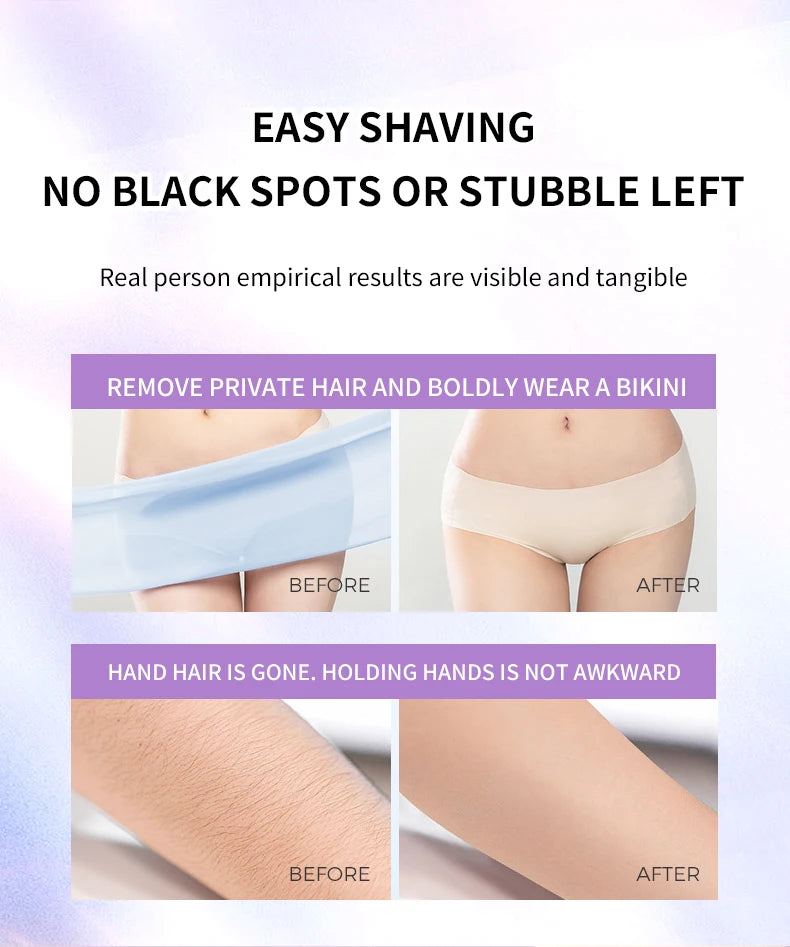 3-in-1 Waterproof Electric Shaver and Bikini Trimmer for Women - 10