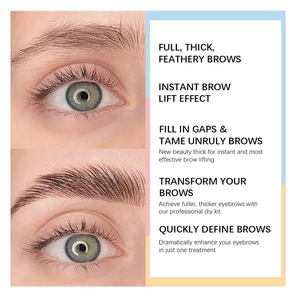 Professional DIY Eyebrow Lamination Kit for Fuller Brows