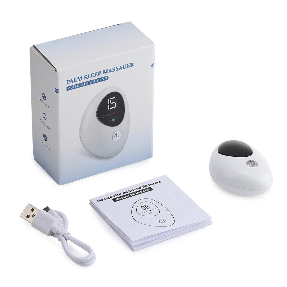 Microcurrent Handheld Sleep Aid Device for Stress and Anxiety Relief