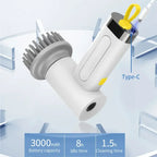 4-in-1 Electric Handheld Power Scrubber for Household Cleaning