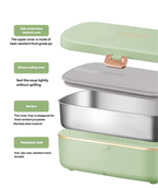 Electric Stainless Steel Portable Food Warmer Lunch Box