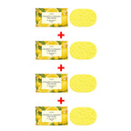 Exfoliating Lemongrass Bath Sponge for Daily Body Cleansing
