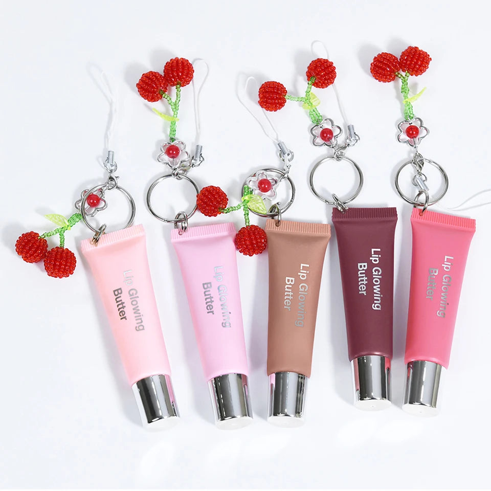 Moisturizing Lip Gloss Butter with Keychain
