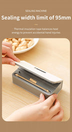 Rechargeable Mini Bag Sealer with Cutter