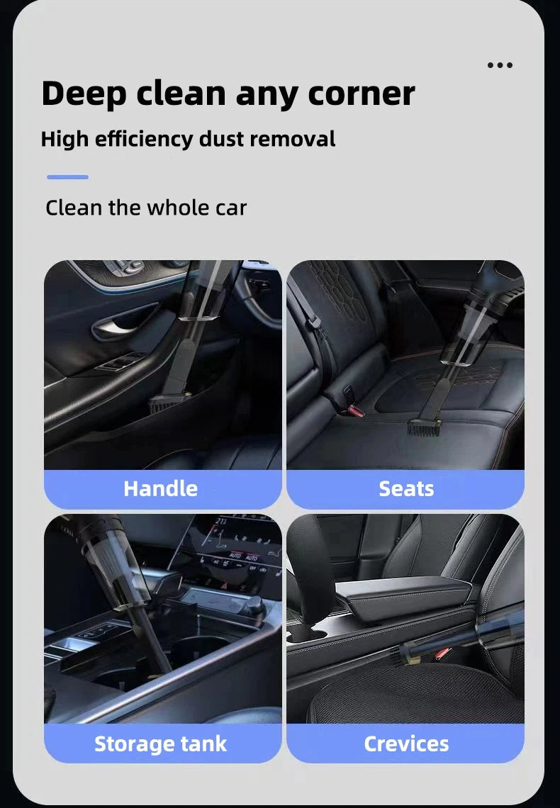 Portable Cordless Handheld Vacuum for Car and Home