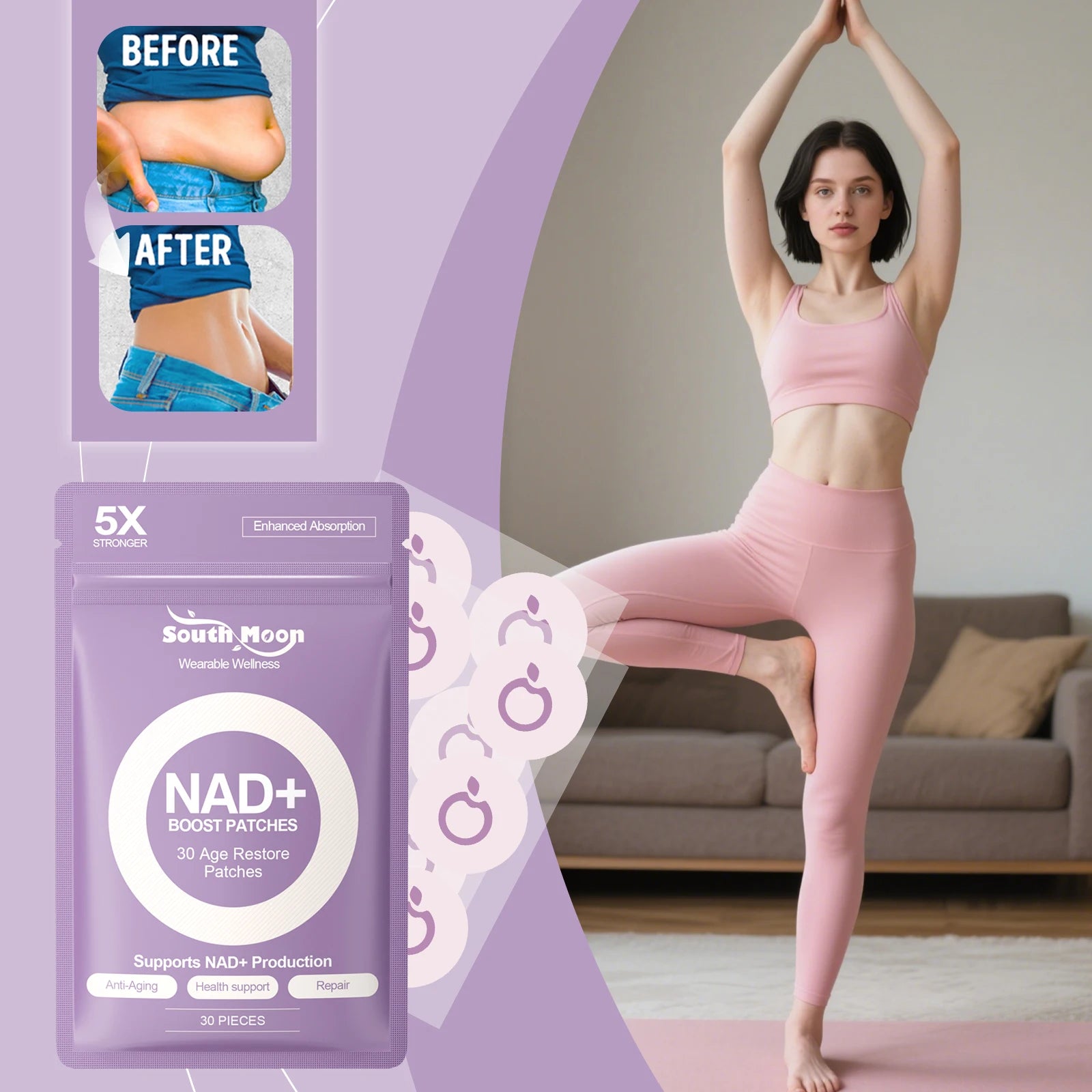 NAD+ Daily Wellness Support Patches - 1