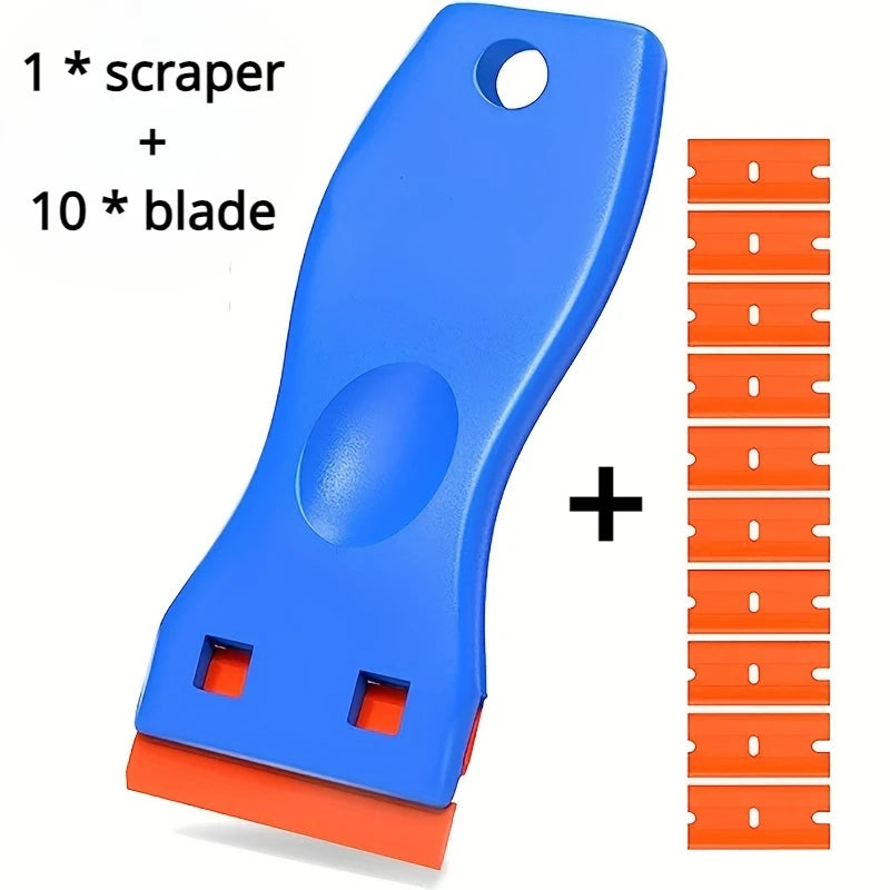 Multipurpose Sticker and Glue Removal Scraper Tool - 10