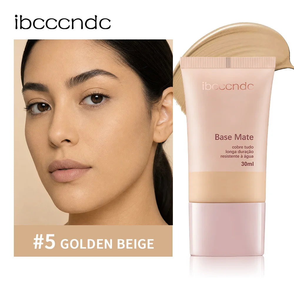 Long-Lasting Waterproof Matte Liquid Foundation