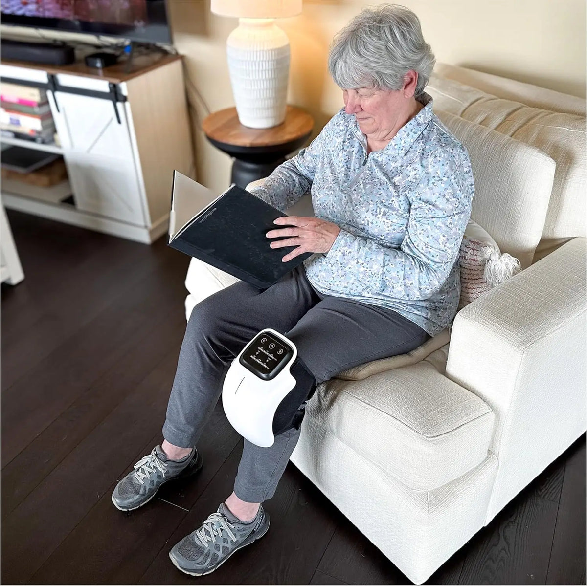 3-in-1 Cordless Knee Massager for Pain Relief and Recovery