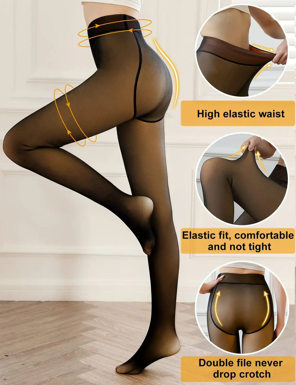 Women's Thermal Fleece Lined Winter Tights