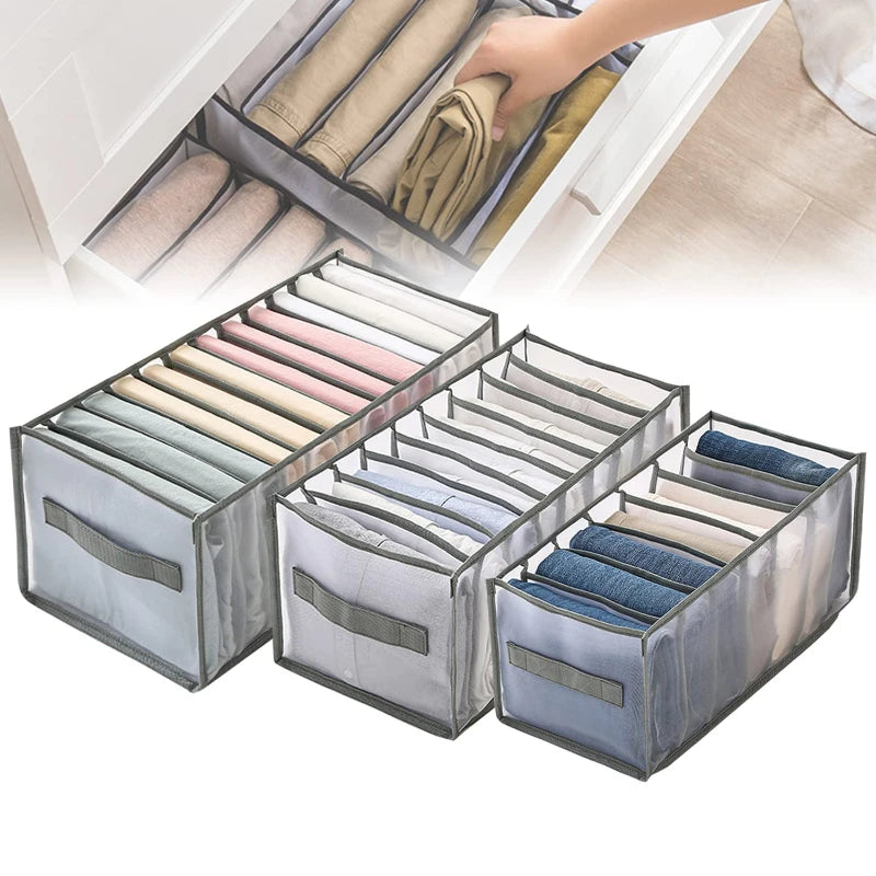 Foldable Mesh Closet Drawer Organizer for Clothing