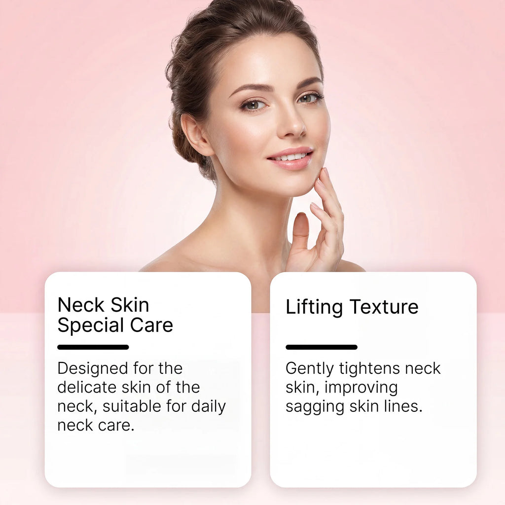 Collagen Firming Neck Cream with Integrated Gua Sha Massager