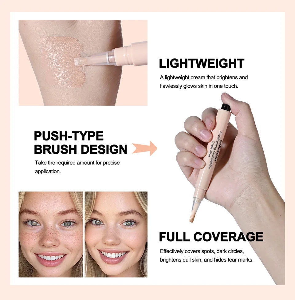 Waterproof Brightening Concealer Click Pen