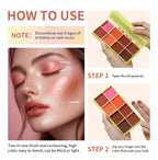 8-Color Cream Blush and Contouring Makeup Palette
