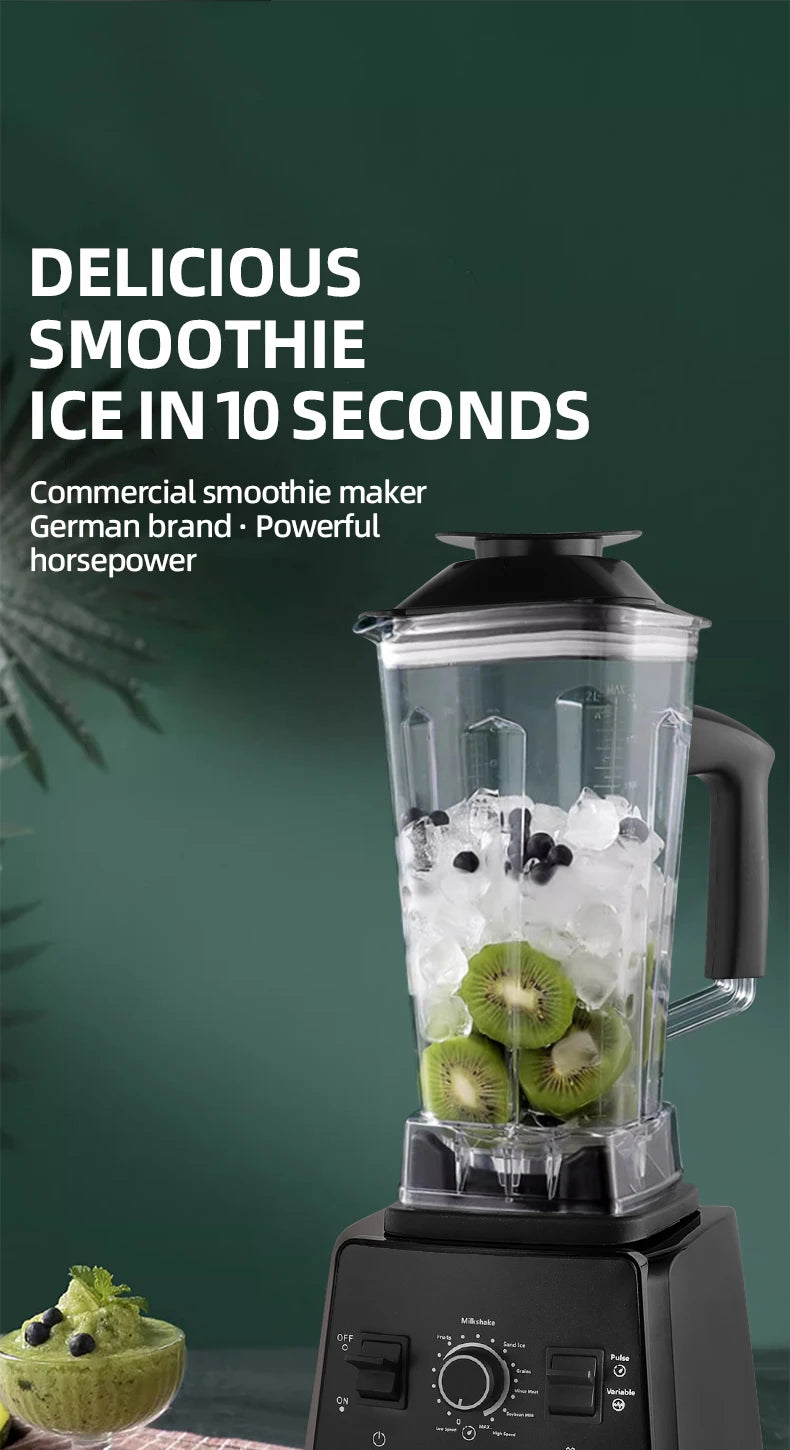 Professional High-Speed Commercial Kitchen Blender - 7