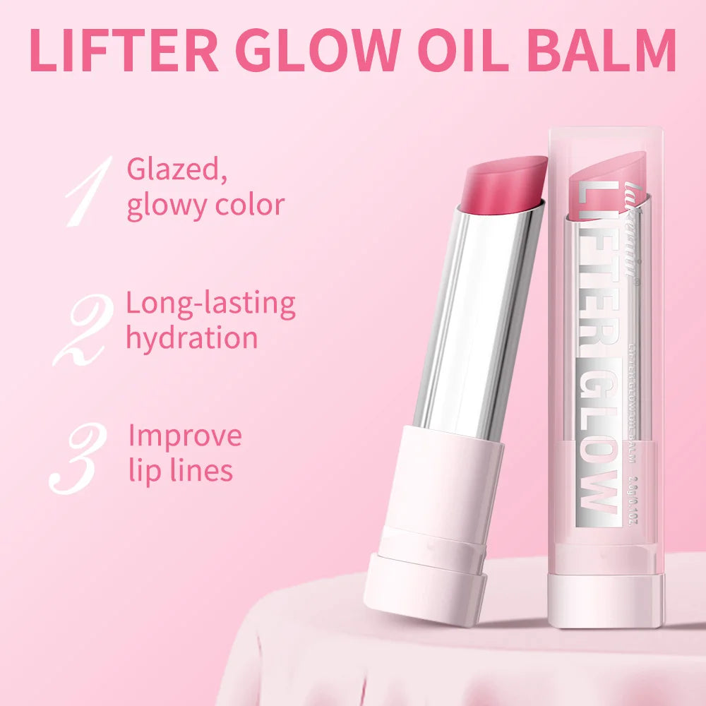 Hydrating Glow Lip Balm for Glossy Plump Lips - 3