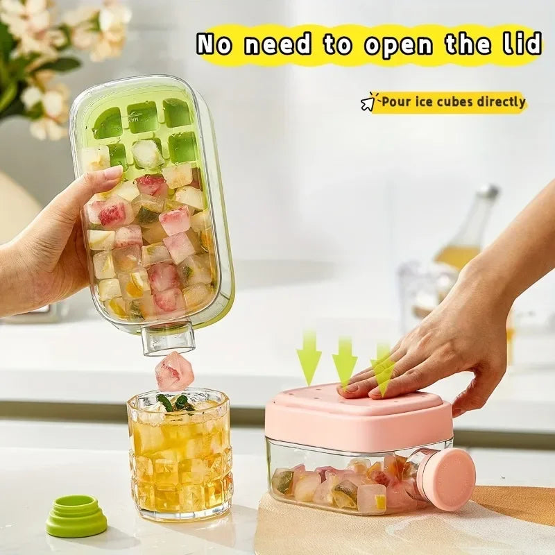 Portable Ice Cube Maker and Storage Bottle - 1