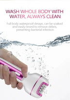 3-in-1 Rechargeable Electric Hair Remover and Shaver for Women