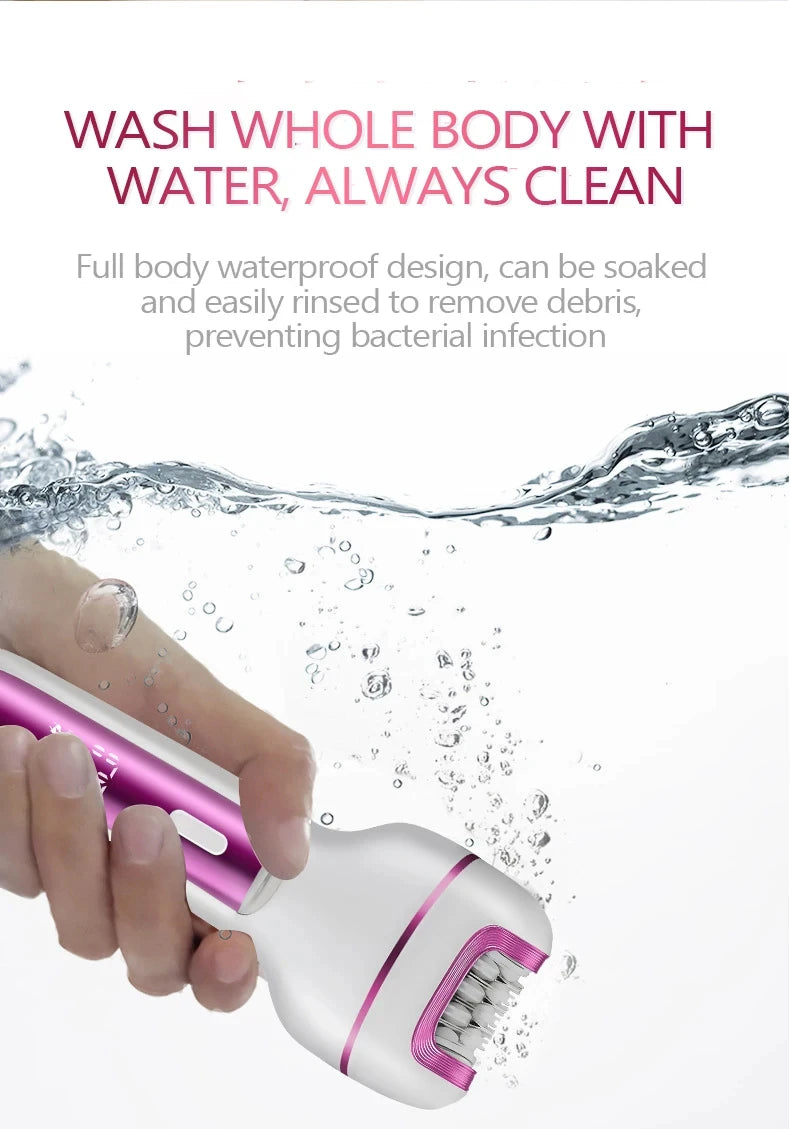 3-in-1 Rechargeable Electric Hair Remover and Shaver for Women