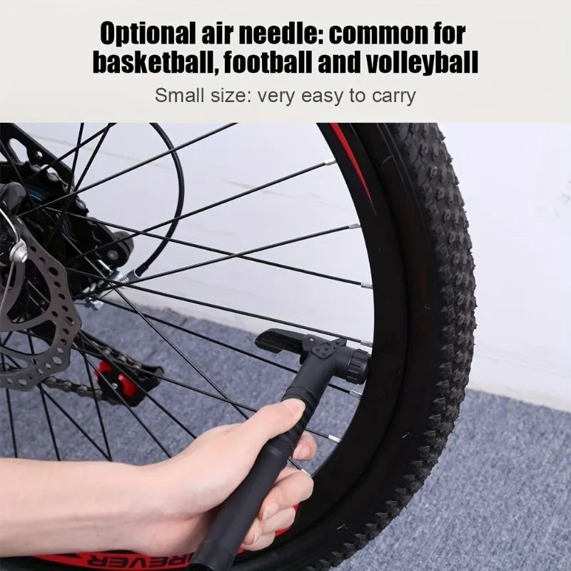 Portable Mini Bike Air Pump with Mounting Bracket - 4
