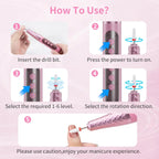 Cordless Electric Nail File and Manicure Drill Kit