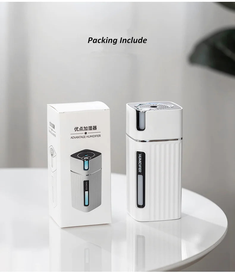 Portable Ultrasonic Cool Mist Air Humidifier for Home and Office