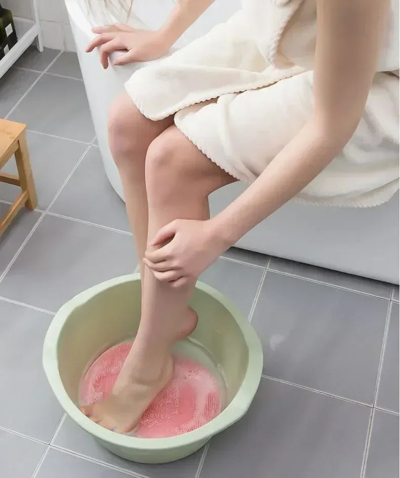 Non-Slip Silicone Shower Foot Scrubber and Massage Mat