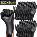 Black Disposable Waterproof Food Grade Gloves