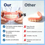 Comfortable Realistic Silicone Upper and Lower Dentures