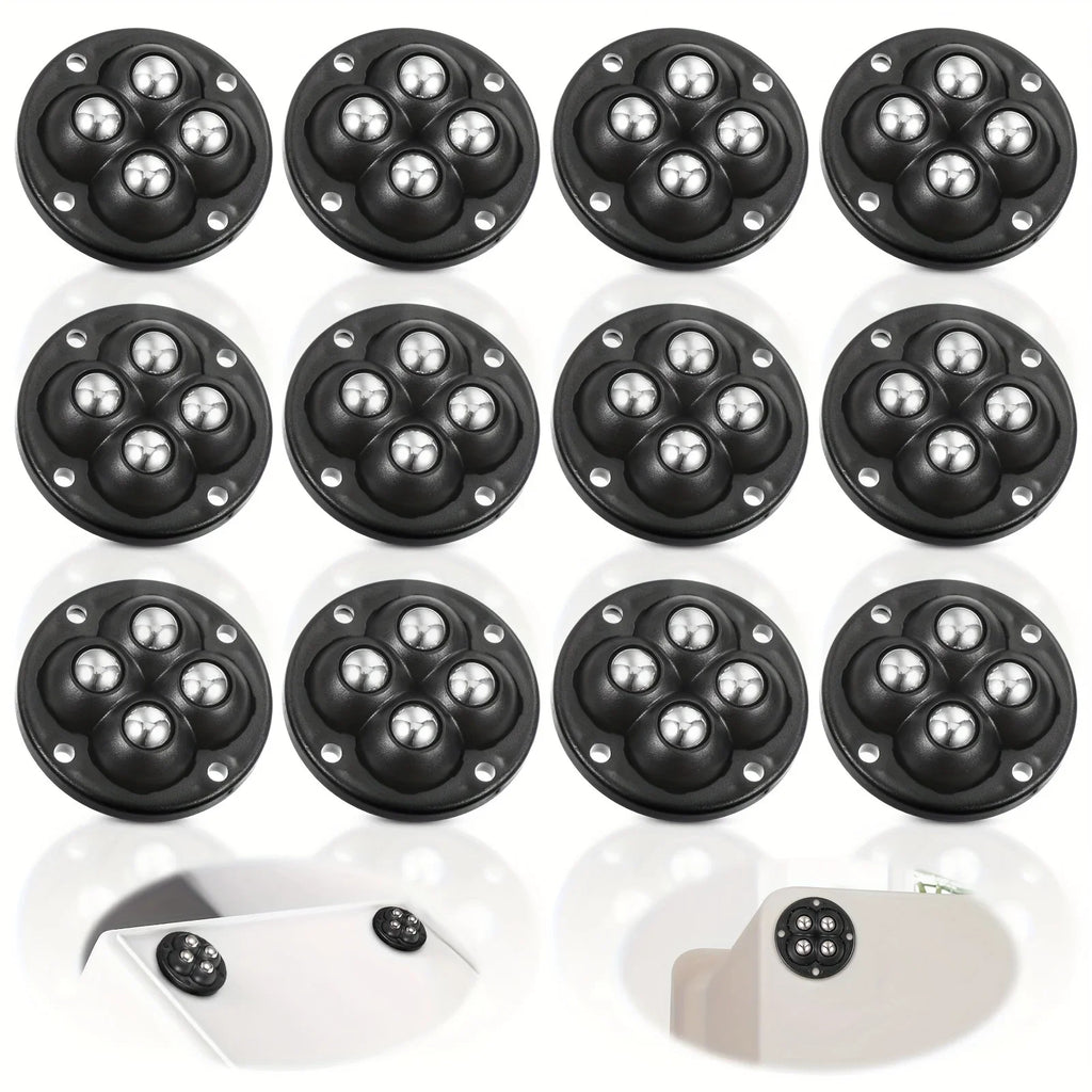 Self-Adhesive 360° Swivel Casters for Furniture and Appliances