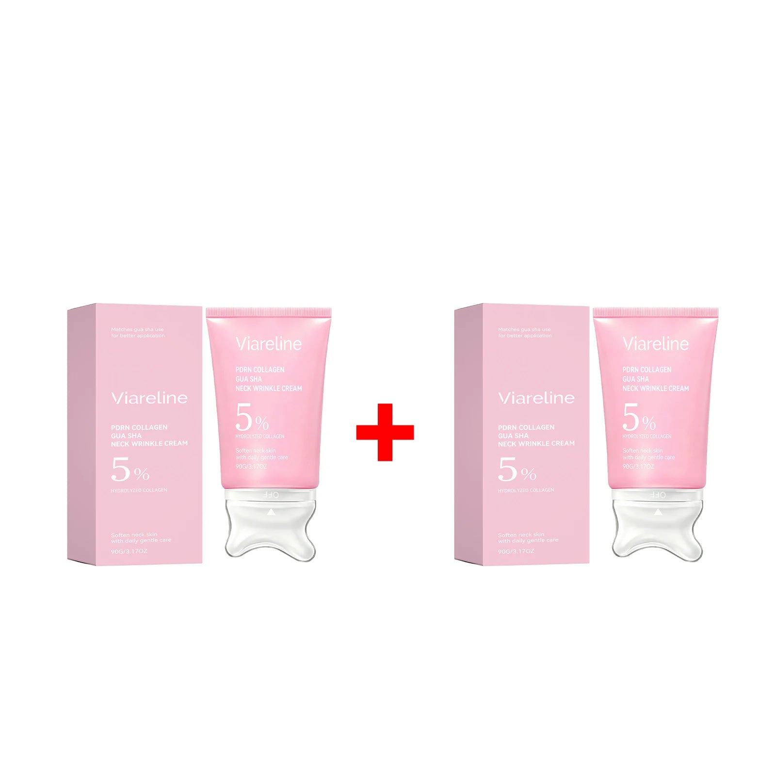 Collagen Firming Neck Cream with Integrated Gua Sha Massager - 14