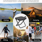 Portable Folding Stool for Camping, Hiking and Outdoor Travel