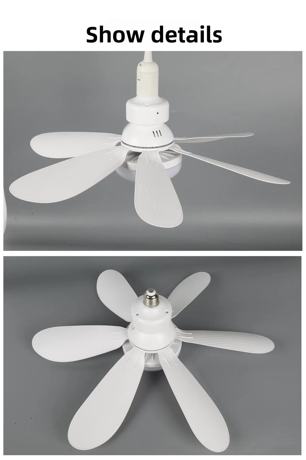 Dimmable LED Ceiling Fan Light with Remote Control