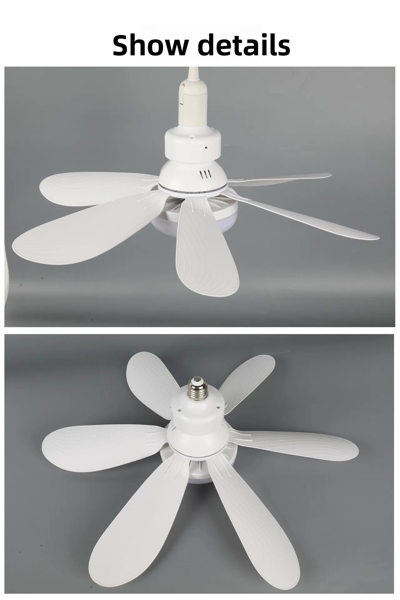Dimmable LED Ceiling Fan Light with Remote Control