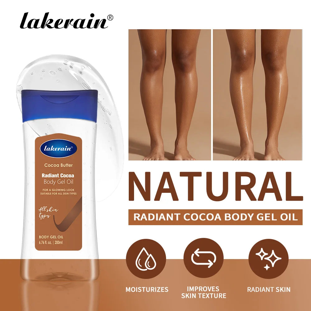 Radiant Cocoa Body Gel Oil for Hydrated Glowing Skin - 1