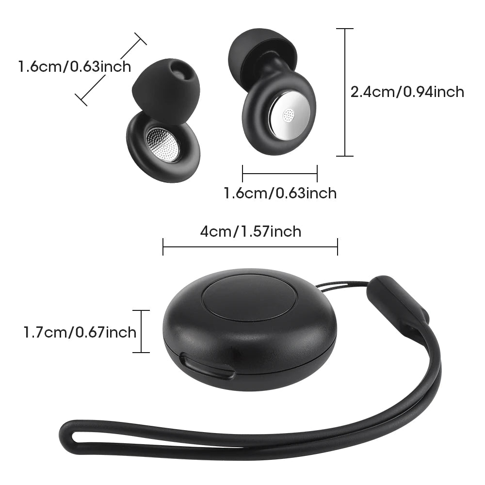 Reusable Noise-Canceling Sleep Earplugs with Case