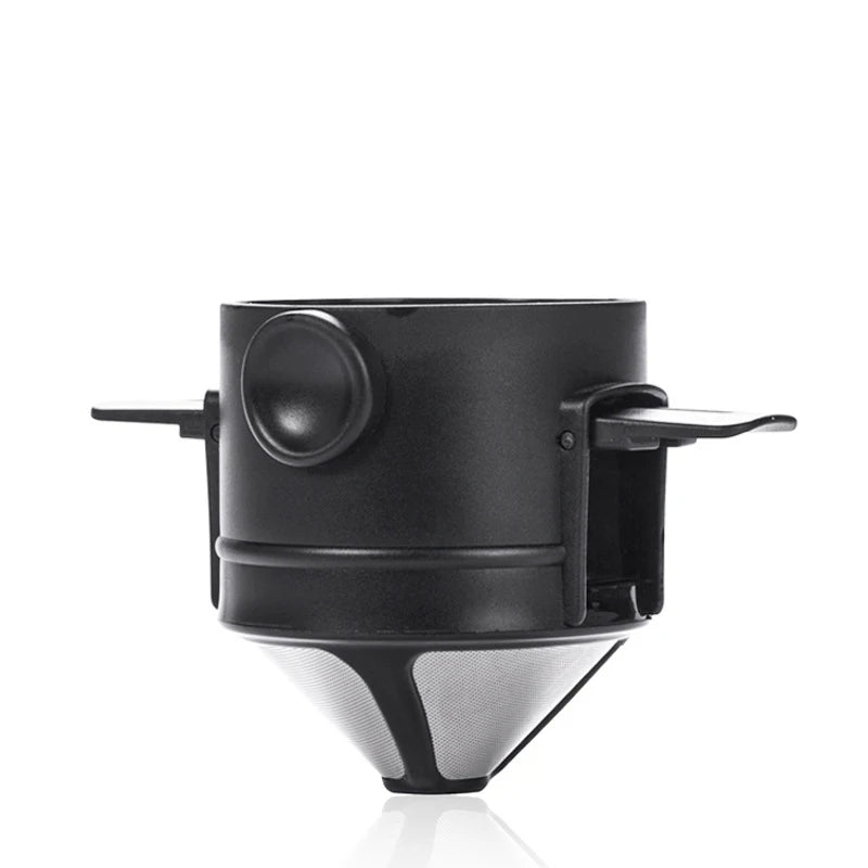 Portable Stainless Steel Reusable Coffee Drip Filter - 26