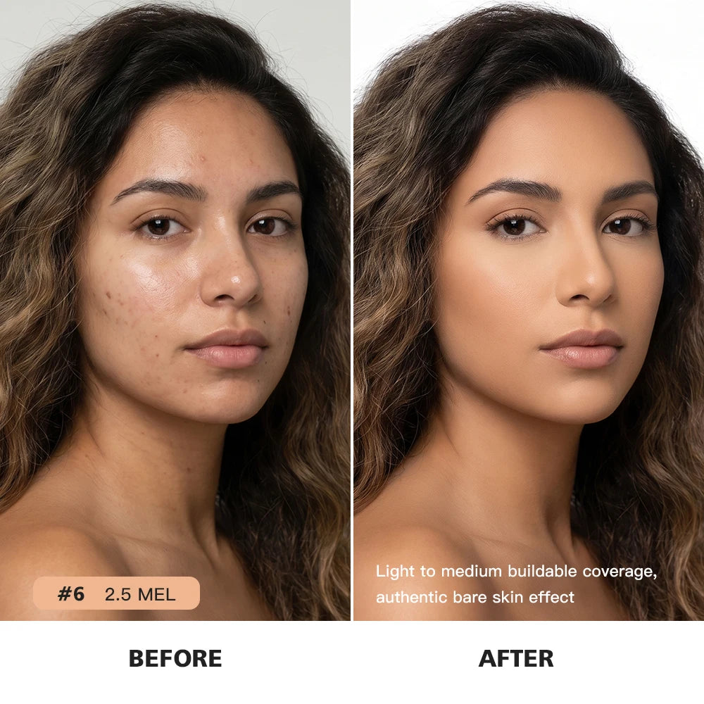 Matte Lightweight Liquid Foundation for Flawless Poreless Skin