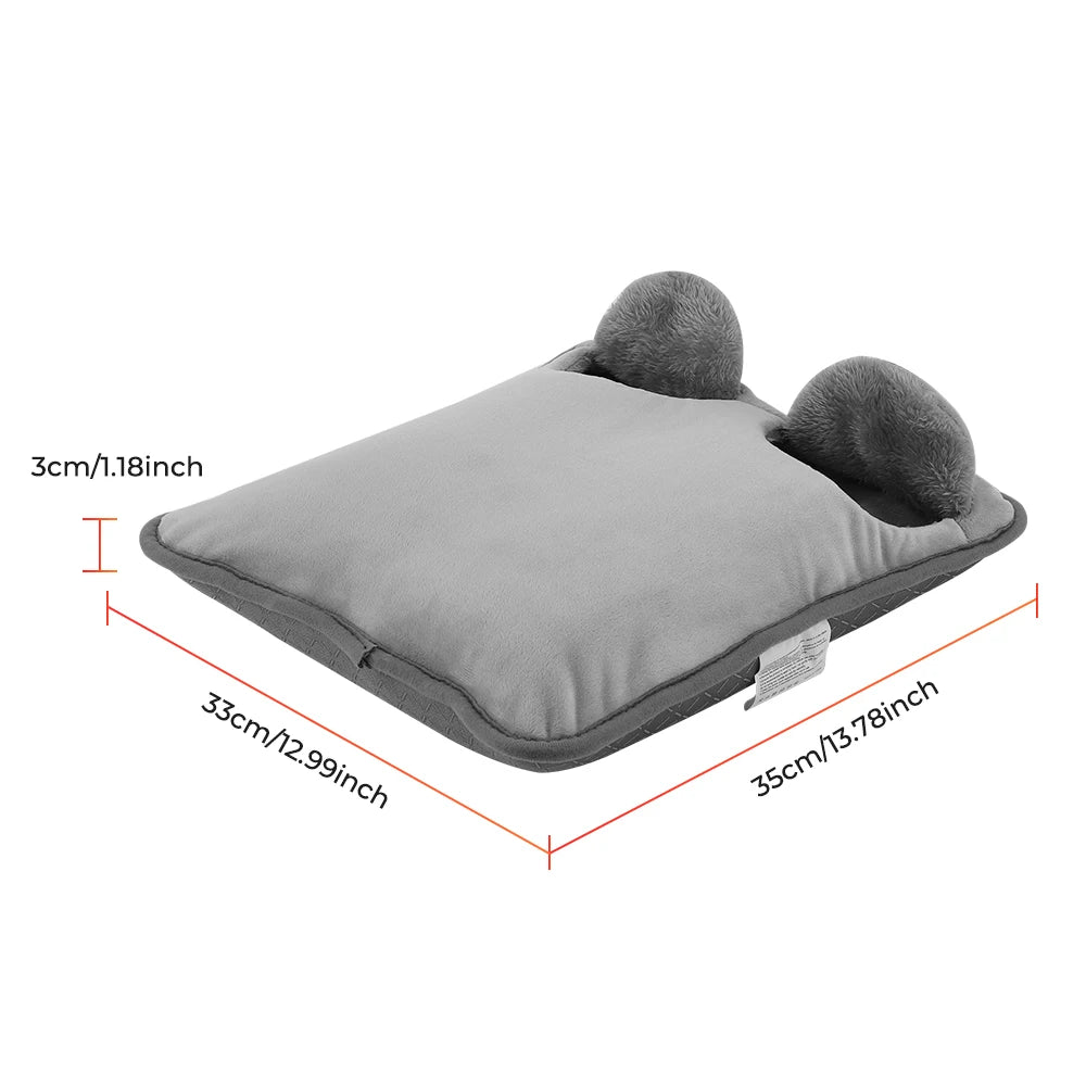 USB Heated Foot Warmer with Adjustable Temperature and Timer - 15