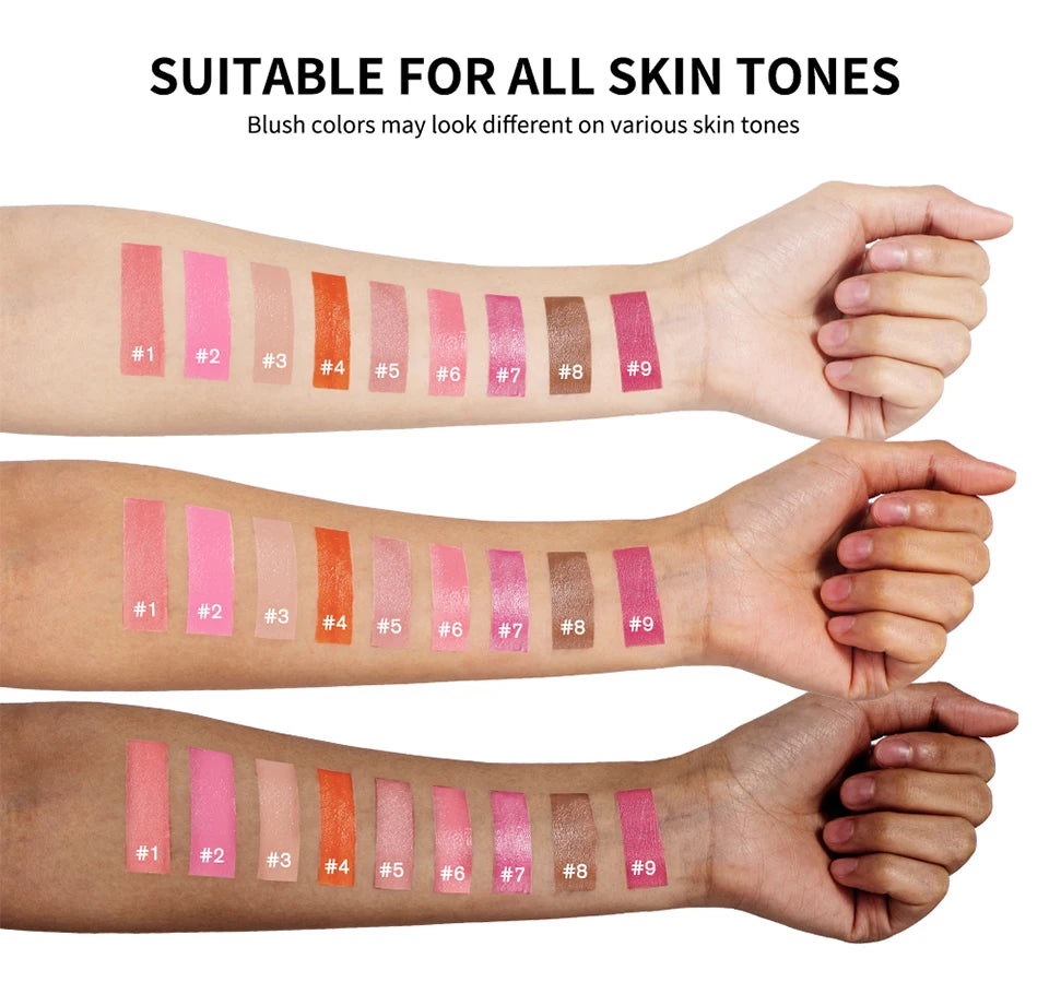 Waterproof Liquid Cheek Blush for Natural Makeup - 14