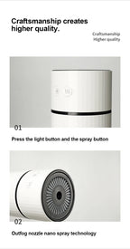 Portable Wireless Desktop Air Humidifier with Adjustable Mist