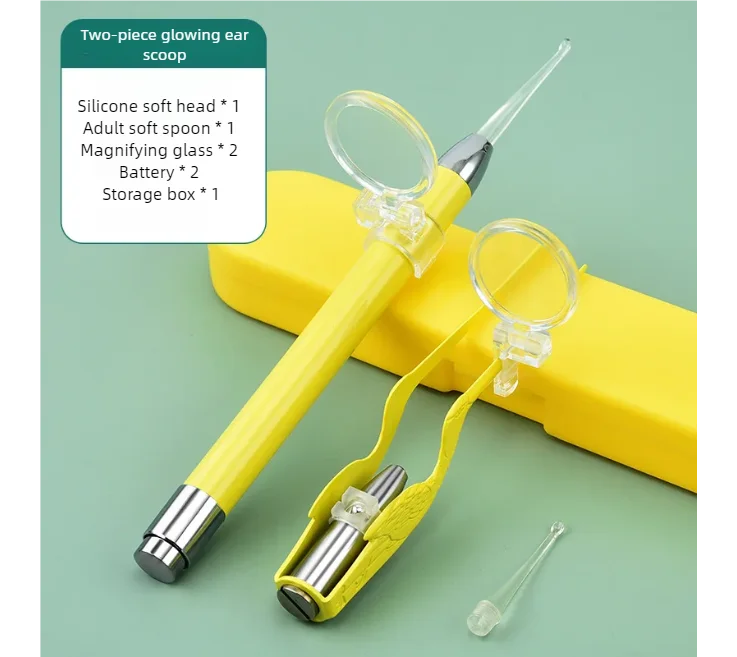 LED Lighted Ear Wax Removal Tool Kit for Adults and Kids